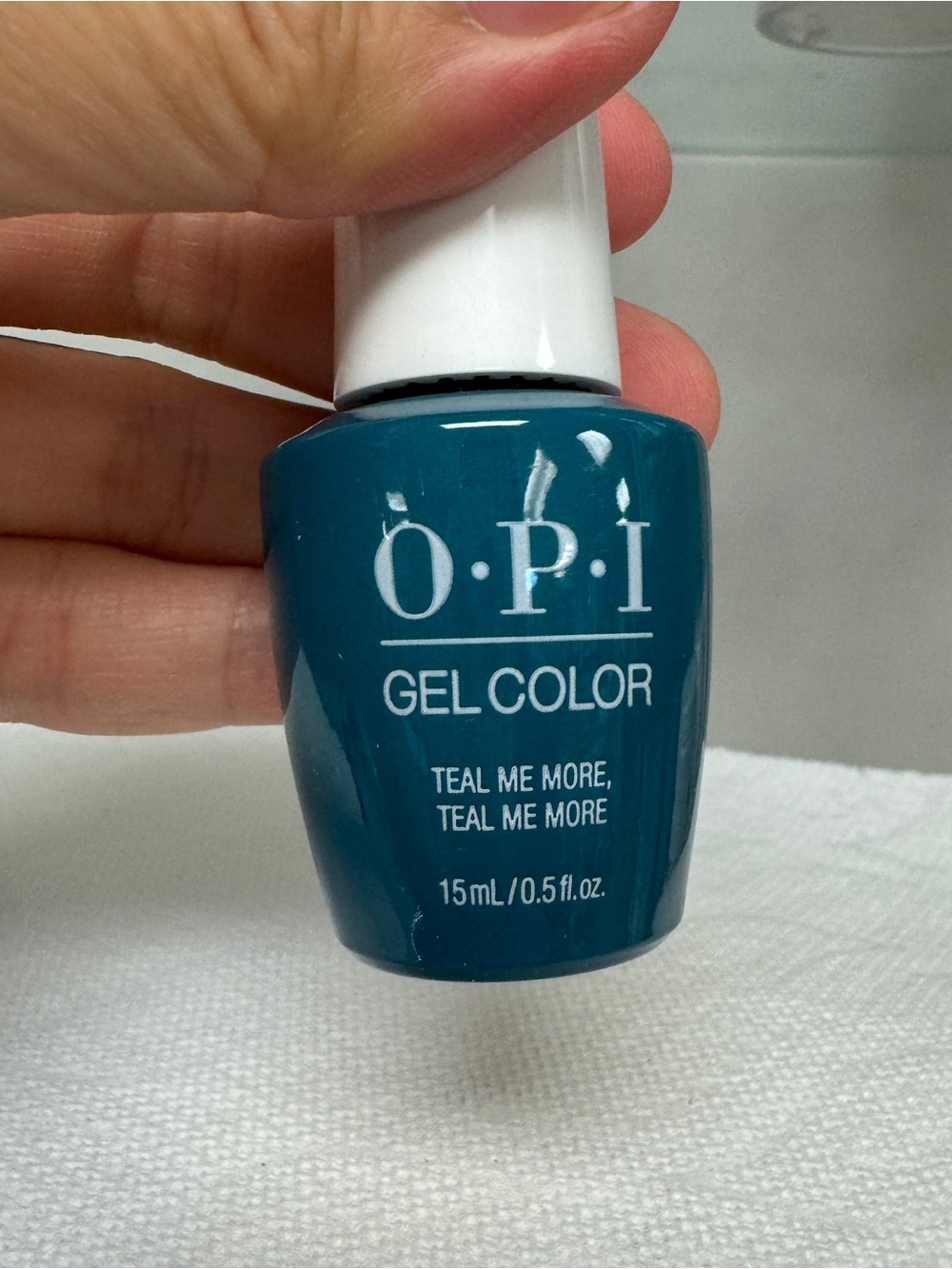 OPI Gel Color Nail Polish - GC G45 Teal Me More new without